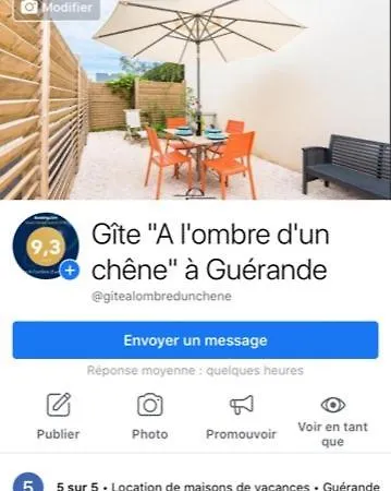 Gite A L'Ombre D'Un Chene Σπίτι διακοπών Guérande